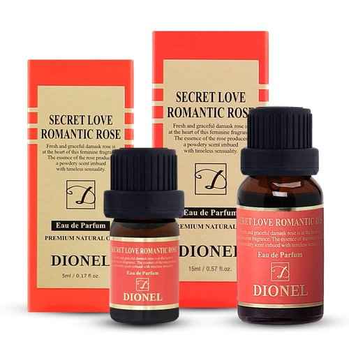 Dionel Secret Love inner perfume fragrance oil for underwear women Long-lasting feminine scent Romantic Rose 5ml(0.17fl.oz) + Romantic Rose 15ml(0.51fl.oz)