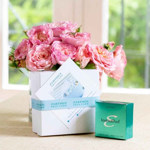 Earthen SkinCare InstantPeel Skin Remover Skin Exfoliant – Safe for Sensitive Skin - 6 Packets/Box (1-Pack)