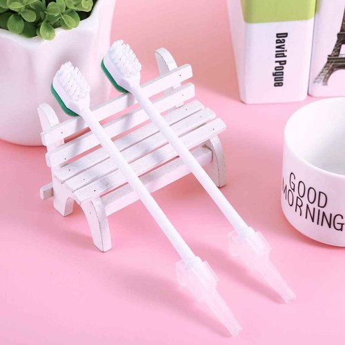 wellgler Oral Care Single Use Suction Swab Toothbrush （50pcs）