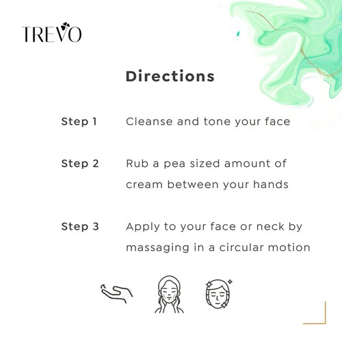 Trevo Peptide Brightening Day Cream - Advance Brightening & Anti Aging Moisturizer - Face Moisturizer with Natural Peptides, EAA & Tranexamic Acid - Fights Dullness & Dark Spots - 50g/ 1.8oz