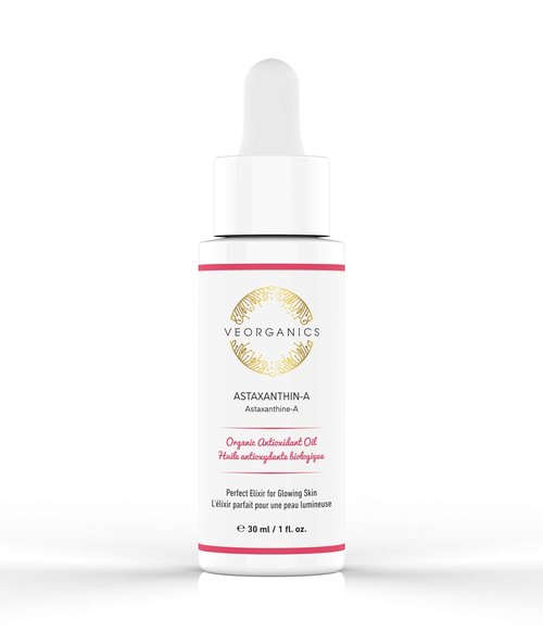 VeOrganics Astaxanthin-A Organic Facial Oil - Face Moisturizer - Face Moisturizer for Women - Face Oil for Women - Skin Oil for Face - Organic Skin Care