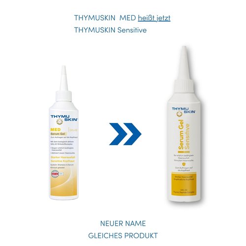 Thymuskin Med Serum Gel - Advanced Hair Peptide Serum for Hair Growth & Density - Hair Care Solution with Multi-Peptide Formula - Hydrating Serumm for Scalp Health