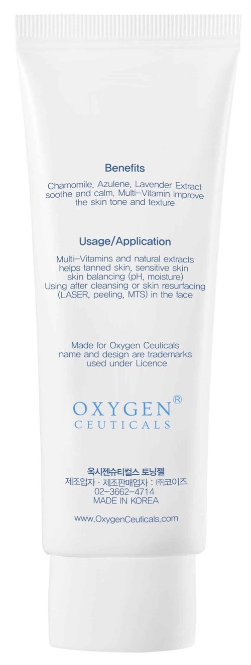 OxygenCeuticals Toning Gel – Premium Hydrating Gel Toner with Centella & Licorice Root Extracts, Adenosine Anti-Wrinkle, Soothing Care for Dry & Sensitive Post-Treatment Skin. 1.69 fl.oz (50ml)