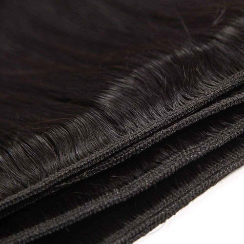 Natural Black Straight Human Hair Bundles 3 Bundles Straight Hair Brazilian Virgin Human Hair Extensions Unprocessed Hair Bundles for Women 24 26 28 Inch