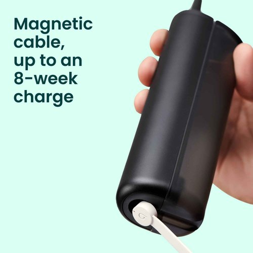 quip Water Flosser with Replacement Tip - Cordless Water Flosser with Adjustable Pressure - Teeth Cleaner Pick with 360 Degree Rotating Replaceable Tip, Rechargeable Water Dental Pick - All-Black