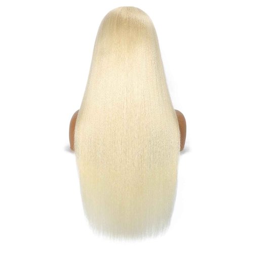 Atilck 613 13x6 Lace Front Wig Human Hair 200 Density Blonde Wig Human Hair 613 HD Lace Frontal Wigs Human Hair Pre Plucked 613 HD Lace Frontal Wig Straight Glueless (24 Inch)