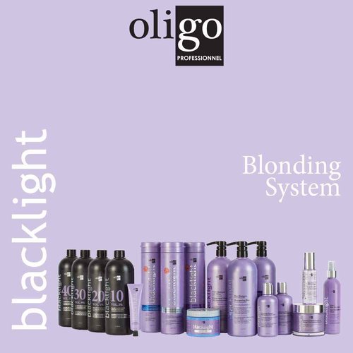 Oligo Professionnel - Blacklight Nourishing Conditioner - Sulfate free for blondes - Vegan - For color treated hair - Hydrating formula with Argan oil - 32 oz