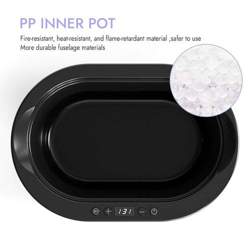 Paraffin Wax Machine for Hand and Feet, Upgraded Paraffin Baths Machine Kit with Paraffin Wax Refills, Safety Material 3L Hand Wax Paraffin Machine Moisturizing and Hydration