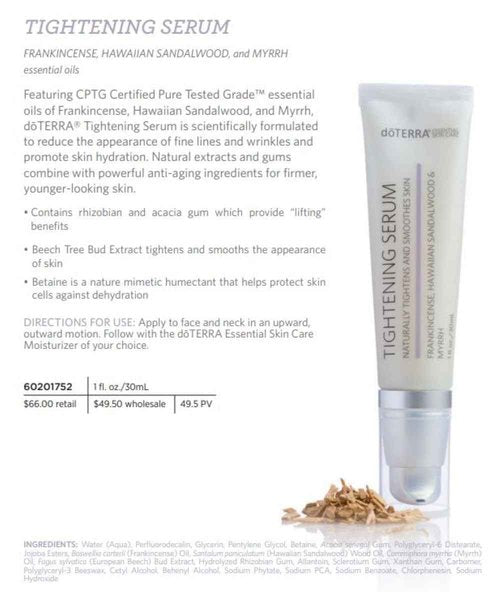 doTERRA - Tightening Serum - Essential Skin Care Collection - 1 fl oz