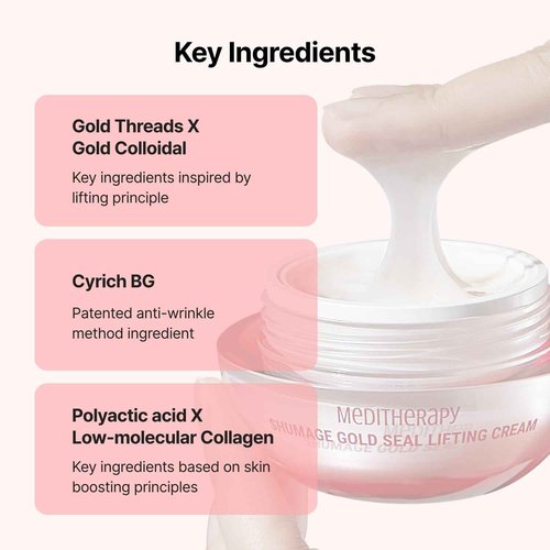 Shumage Cream + Device & Shumage Gold Seal Lifting Cream - Moisturizer Face Lift Cream, Hydrating & Tightening for Sagging Skin - Microcurrent Facial Device for Radiant Glow Skin - Korean Skincare