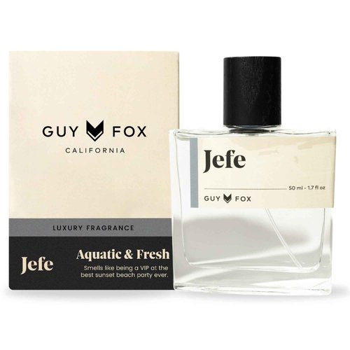 GUY FOX - Jefe - Cologne For Men | Mandarin Orange, Sea Notes & Oakmoss | Fresh, Aquatic Men's Cologne | Men's Fragrance | 1.7 Fl Oz
