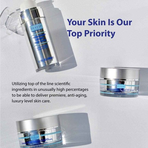 Dr. Denese SkinScience Wrinkle RX 76% Peptide Solution Concentrate Reduce Appearance of Line & Wrinkles with Ceramides, Retinol - Improved Firmness -Paraben-Free, Cruelty-Free - 1oz