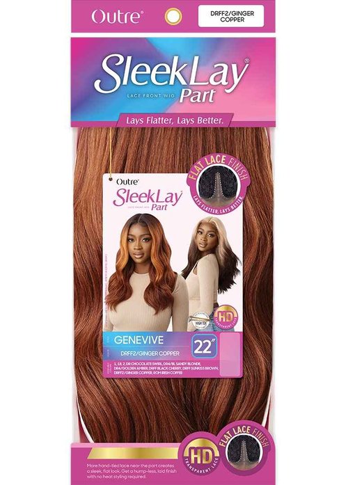 Outre SleekLay Part HD Lace Front Wig GENEVIVE (ROM Irish Coffee)