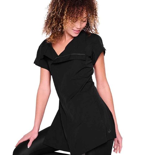 Colortrak Limitless Bleach Proof Work-and-Play Tunic, Hair Repellent, Pill Resistant, Moisture-Wicking 4-Way Stretch Breathable Fabric, Size Small, Black