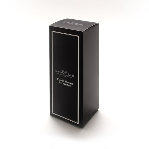 Edwin Jagger 1EJ946SDS Classic Best Badger Hair Exfoliating Shaving Brush with Stand for Shaving Cream or Shaving Soap for Men and Women (Imitation Ebony)