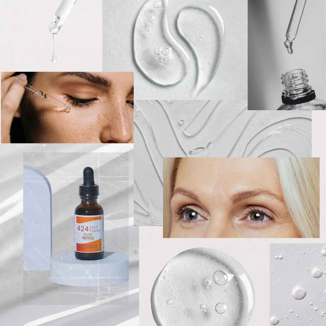 424 Skin Care Age Defense Boost - Dermatologist Tested & Recommended - Clinically Proven Formula For Increased Collagen Production 1 oz