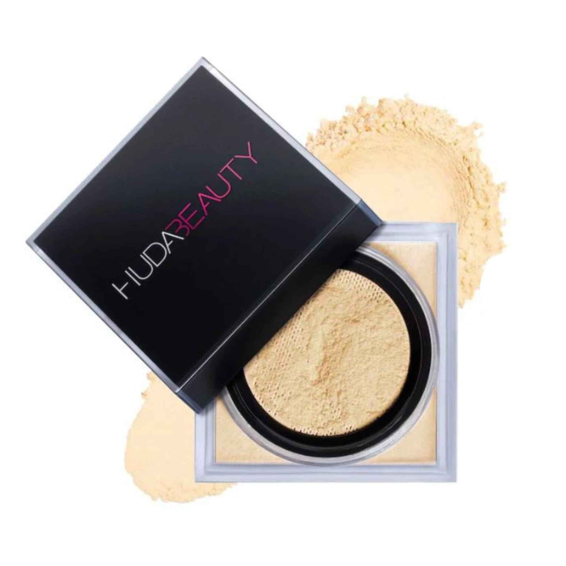 Huda Easy Bake Loose Baking & Setting Powder - Banana Bread (light, medium, and tan skin tones) - 0.71 oz / 20 g