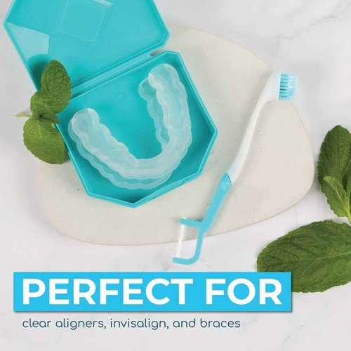 Brushee - The Evolution of Oral Care | 4-in-1 Tool (Paste + Brush + Floss + Pick) | Individually Wrapped | Disposable | Prepasted Travel Toothbrushes | Small Adult Toothbrush - (120-Pack)