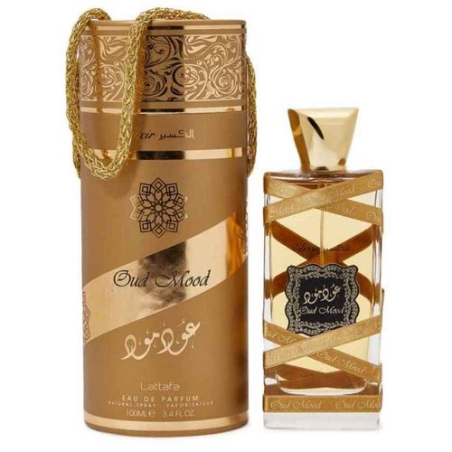 Lattafa for Unisex 3 Piece Eau de Parfum Gift Set (Maahir + Fakhar for Men + Oud Mood Elixir) 3.4 Ounce/100 ml each
