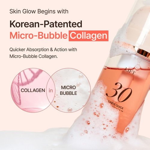 MENOKIN 30 seconds Quick Bubble Mask 3Sets (Collagen, Brightening, Moisturizing), Hydration improvement, Radiance-boosting, Easy-to Use, Glass Skin, 3.21 fl.oz
