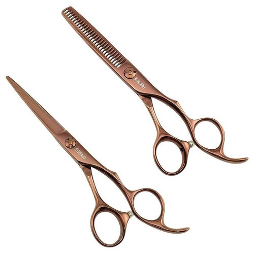 5.5 Inch Barber scissors Hair Cutting Scissors and Thinning Shears Professional Hair Shears Cutting Shears Japan 440C Hair Scissors Kinsaro