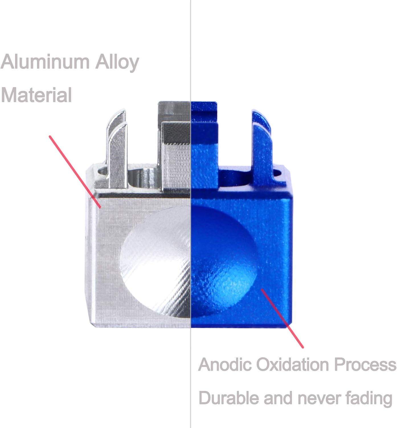 Aluminum Alloy Switch Opener with Keycap Puller for Cherry MX Switches – Blue