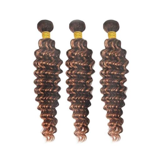 Habiliana Bundles Human Hair 20 22 24 Inch Deep Wave P4/30 Human Hair Bundles 11A Unprocessed Brazilian Virgin Quick Weave Hair Extensions for Black Women