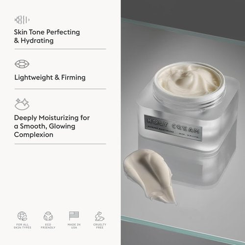 AMEON Holy Cream Moisturizer - Ultra-Nourishing, Skin Tone Perfecting, Regenerating, Lightweight, Gentle, Anti-Aging, Hydrating