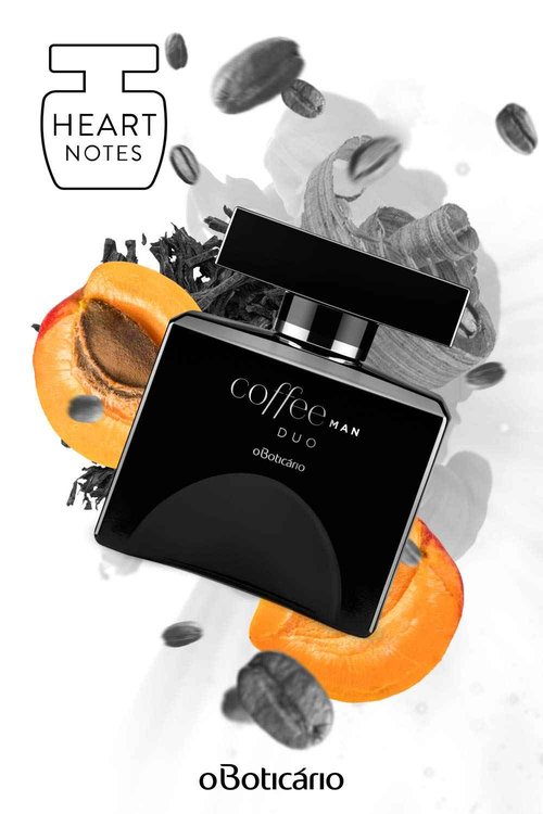 O Boticário Coffee Duo Man Eau de Toilette, Long Lasting Fragrance Cologne for Men, Fresh Spice Scent, 3.4 Ounce