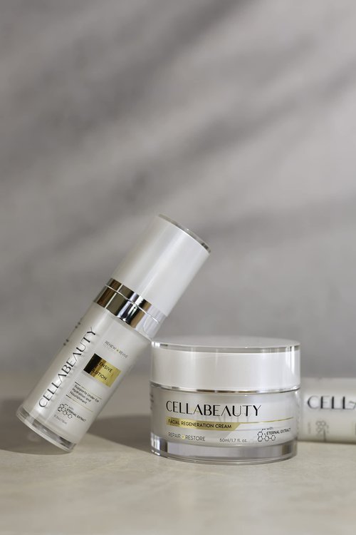 Cella Beauty Facial Regeneration Cream (30ml) Anti Aging and Skin Firming Cream For All Skin Types - Cruelty Free, Plant Based - (1.7oz)