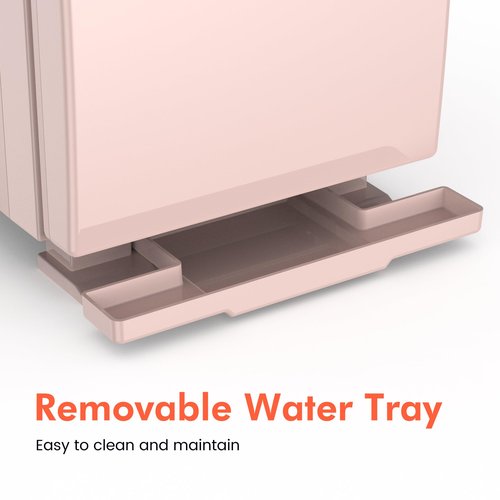 TASALON 5L Towel Warmer Hot Cabinet Box, Aluminum Inner Chamber, Removable Tray, Fast Heating for Beauty Spa Salon Massage - Pink