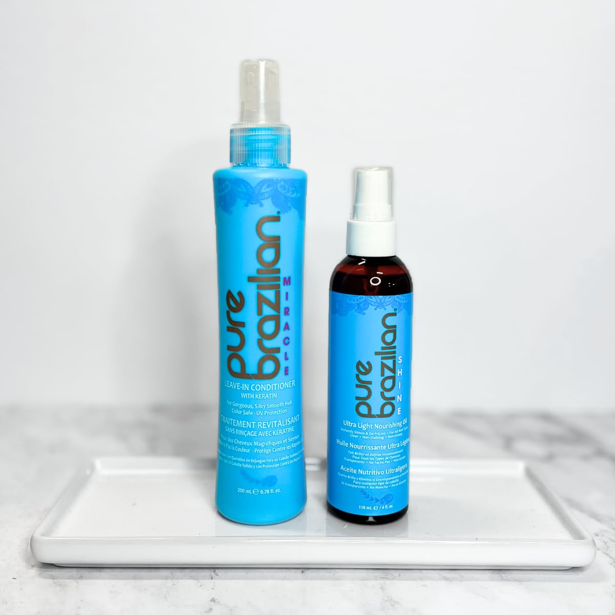 Pure Brazilian Leave-In Conditioner & Ultra-Light Nourishing Oil