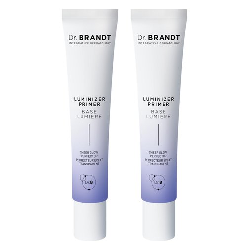 Dr. Brandt Pores No More Luminizer Primer - Blurs the Appearance of Pores & Imperfections, Provides a Smooth Canvas for Foundation + a Glowing, Flawless Complexion - 1 fl oz, Pack of 2