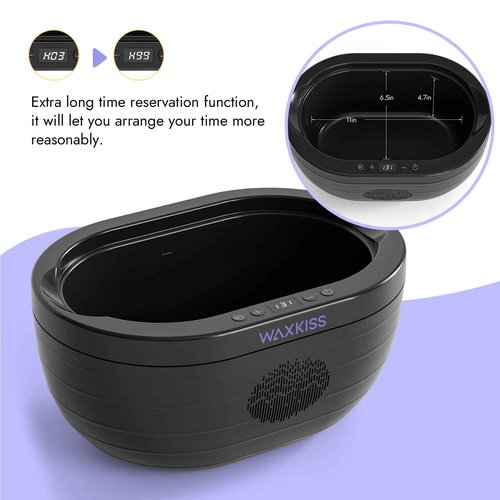 Paraffin Wax Machine for Hand and Feet, Upgraded Paraffin Baths Machine Kit with Paraffin Wax Refills, Safety Material 3L Hand Wax Paraffin Machine Moisturizing and Hydration
