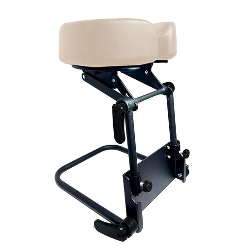 EASY SPA Home Mattress Top Massage Kit Adjustable Headrest with PU Face Down Pillow, Face Cradle for Massage Table, Massage Equipment (Beige)