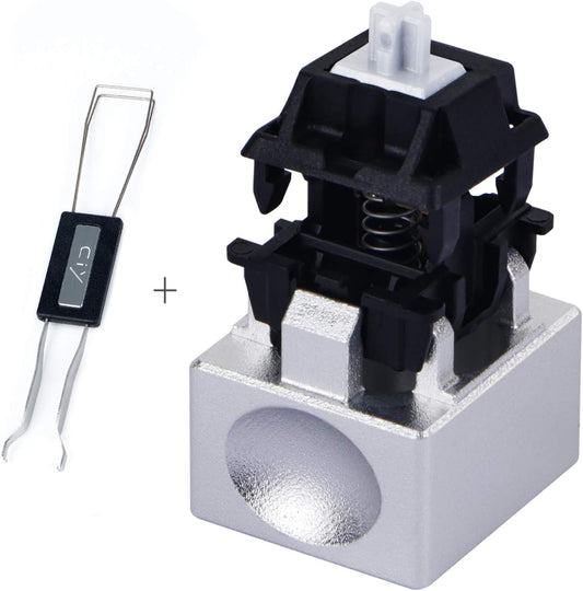 Aluminum Alloy Switch Opener with Keycap Puller for Cherry MX Switches – Orange