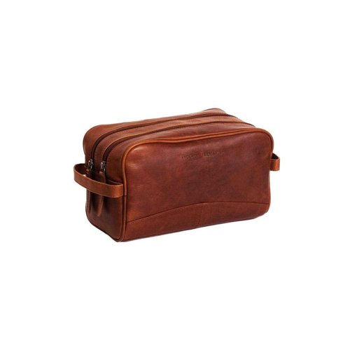 The Chesterfield Brand Men's Toiletry Bag, Brown