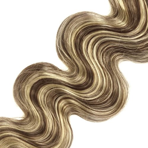 P4/613 Human Hair Ombre Body Wave Bundles - Brazilian Virgin Hair 16-20 Inch, Two Tone Color #4 Mixed With 613 Body Wave Bundles