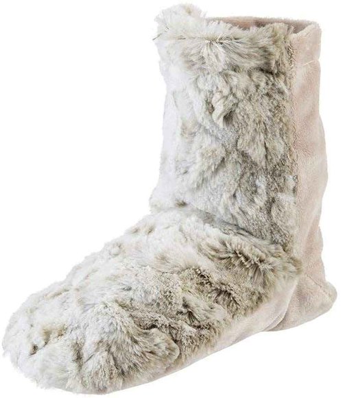 Sonoma Lavender Spa Booties, Microwavable Heated Slippers, Luxury Herbal Booties, Herbal Aromatherapy Foot Warmer, Arctic Circle,