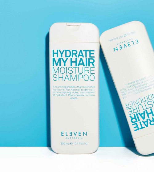 ELEVEN AUSTRALIA Hydrate My Hair Shampoo for Women & Men - Moisturizing, Color-Safe, Anti-Frizz, Nourishing Formula for Dry, Damaged Hair, Protects Against Heat & Environmental Damage - 32.5 fl oz