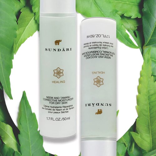 SUNDARI Neem and Avocado Balancing Moisturizer – 1.7 Fl Oz, Hydrating Face Cream with Neem, Smoother Texture, Healthier Skin, All Natural Botanicals