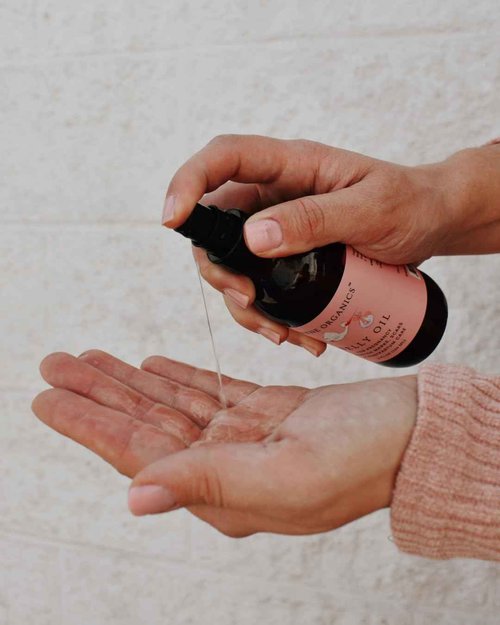 Irene Organics Belly Bundle – 5 Piece Pregnancy Skincare Gift Set with Organic Belly Butter & Natural Body Oil for Stretch Marks (5 piece set)