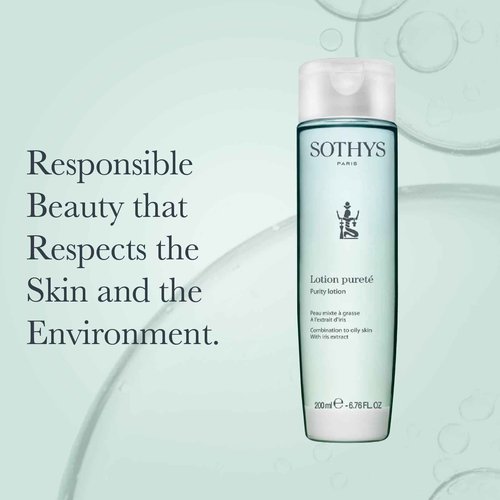 SOTHYS Purity Lotion | Bi-Phased Oil Lotion Cleanser, Acne Reducing Moisturizer |Toner for Combination to Oily Skin