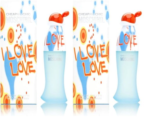 MOSCHINO I Love Love Cheap and Chic For Women. Eau De Toilette Spray 1.7 Ounces (Pack of 2)