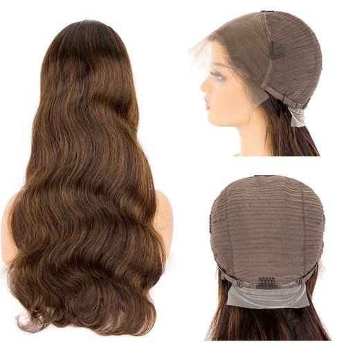 originea Balayage FB30 Body Wave Highlight 13x4 Transparent HD Lace Front Human Hair Wigs for Black Women 10A Brazilian Remy Hair Ombre Highlights Lace Frontal Wigs