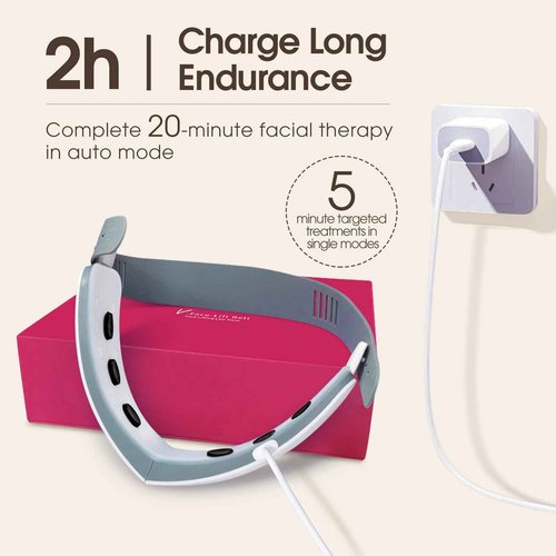 Intelligent Double Chin Reducer and V-Face Lift Belt Machine with Remote Control, Face Massager V-Face Device for Women
