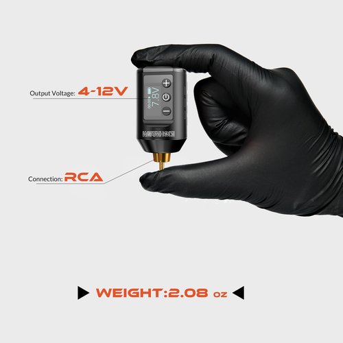 Wormhole Tattoo Multi-Functional Wireless and Wired Tattoo Gun Kit with Tattoo Power Supply and Wireless Tattoo Battery Tattoo Machine Kit Tattoo Kit Tattoo Pen Kit for Beginners