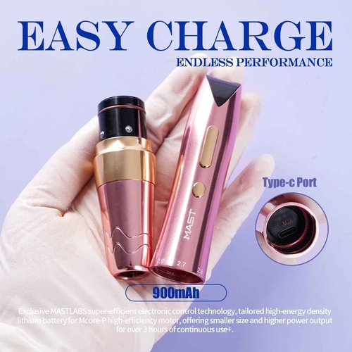 MAST TATTOO Cordless Battery Part for Mast P60 Tattoo Pen Machine (Purple)