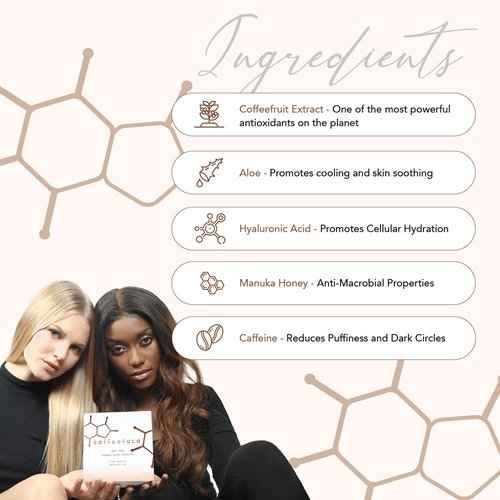 Coffeeface Anti-Aging Moisture Pads with Exfoliation, 32 count