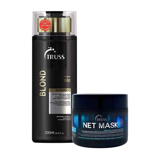 TRUSS Net Mask Hair Mask Bundle with Blond Shampoo